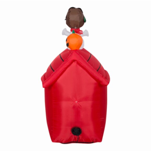 Peanuts Snoopy WWI Flying Ace Woodstock Halloween Airblown Inflatable Decor NWT - Picture 8 of 9